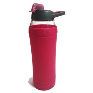 BUBBA Insulated 28 oz Insulated Water Bottle Silicone Sleeve Purple Pink Gray